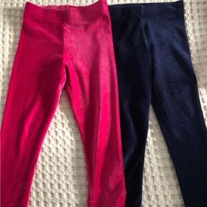 Kids Pink and Navy Leggings